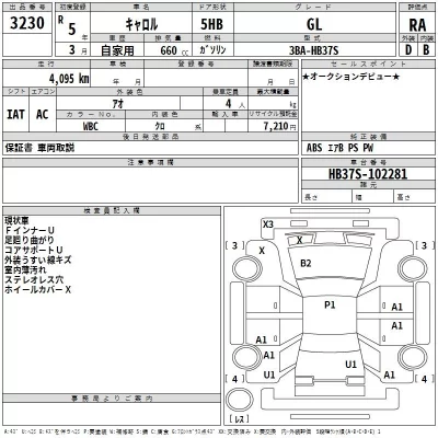 Mazda CAROL  с аукциона в Японии