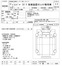 Hino RANGER лот № 4246 оценка 3.5  с аукциона в Японии 8