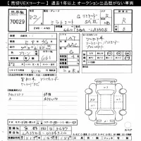 Daihatsu MIRA TOCOT лот № 70029 оценка R  с аукциона в Японии 10