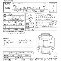 Subaru IMPREZA лот № 5312 оценка 3  с аукциона в Японии 11
