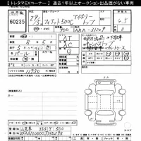 Fiat 500C лот № 60235 оценка 4.5  с аукциона в Японии 10