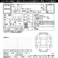 Nissan NOTE лот № 20095 оценка 5  с аукциона в Японии 10