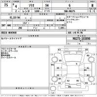 Suzuki SOLIO лот № 75 оценка R  с аукциона в Японии 2