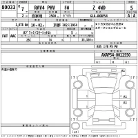 Toyota RAV4 лот № 80033 оценка 5  с аукциона в Японии 2