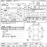 Daihatsu HIJET TRUCK лот № 3036 оценка 4  с аукциона в Японии 5