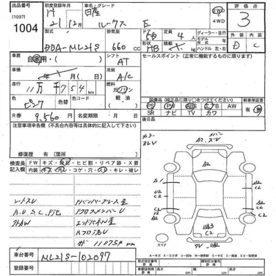 Nissan ROOX  с аукциона в Японии