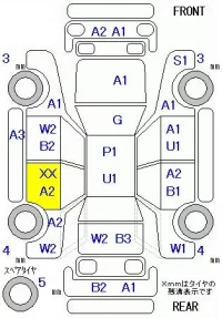 Honda VAMOS лот № 28067 оценка 3  с аукциона в Японии 1