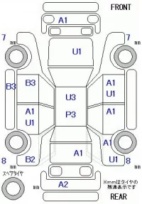 Honda LIFE лот № 19063 оценка 3  с аукциона в Японии 5