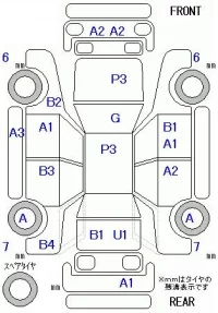Subaru TREZIA лот № 19167 оценка 3  с аукциона в Японии 5