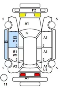 Volkswagen GOLF лот № 36034 оценка R  с аукциона в Японии 11