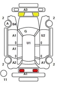 Volkswagen GOLF лот № 36010 оценка 3.5  с аукциона в Японии 11