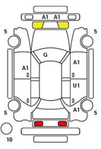 Audi A6 лот № 36026 оценка 3.5  с аукциона в Японии 11