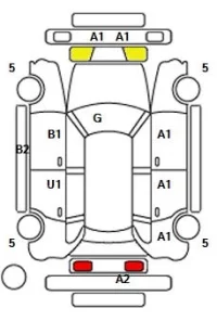 Audi A3 лот № 36028 оценка 3.5  с аукциона в Японии 11