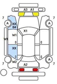 Audi A6 лот № 36018 оценка 3.5  с аукциона в Японии 11