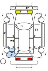 Audi A1 лот № 33523 оценка R  с аукциона в Японии 11