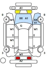 Audi A5 лот № 33514 оценка 3.5  с аукциона в Японии 11