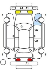 Lexus LS лот № 11018 оценка 4  с аукциона в Японии 11
