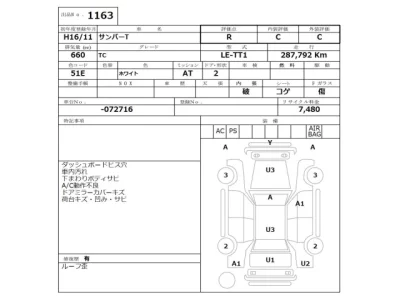 Subaru SAMBAR  с аукциона в Японии