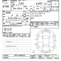 Toyota MIRAI лот № 8199 оценка 4  с аукциона в Японии 9