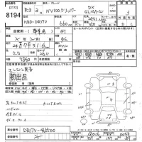 Nissan CLIPPER VAN лот № 8194 оценка 3  с аукциона в Японии 9