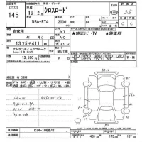 Honda CROSSROAD лот № 145 оценка 3.5  с аукциона в Японии 10