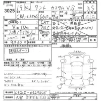 Daihatsu TANTO лот № 3025 оценка 3.5  с аукциона в Японии 10