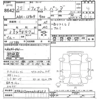 Fiat PANDA лот № 8642 оценка 4  с аукциона в Японии 10