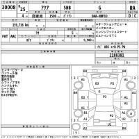 Toyota AQUA лот № 30008 оценка RA  с аукциона в Японии 2