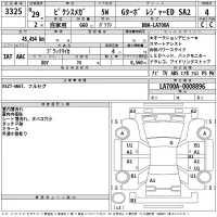 Toyota PIXIS MEGA лот № 3325 оценка 4  с аукциона в Японии 2