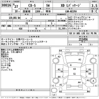 Mazda CX-5 лот № 30016 оценка 3.5  с аукциона в Японии 2