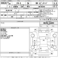 Mazda CX-5 лот № 30020 оценка 3.5  с аукциона в Японии 2