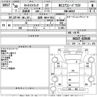 Suzuki CARRY TRUCK лот № 3057 оценка R  с аукциона в Японии 2