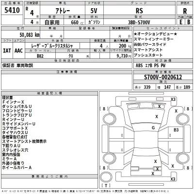 Daihatsu ATRAI VAN  с аукциона в Японии