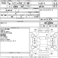 Subaru IMPREZA лот № 7115 оценка 3.5  с аукциона в Японии 2