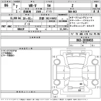 Honda WR-V лот № 86 оценка R  с аукциона в Японии 2