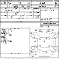 Subaru STELLA лот № 4129 оценка RA  с аукциона в Японии 2