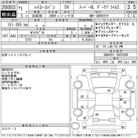 Toyota HIACE VAN лот № 20003 оценка 3.5  с аукциона в Японии 11