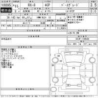 Mazda RX-8 лот № 10095 оценка 3.5  с аукциона в Японии 11