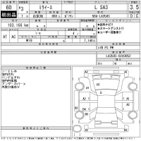 Daihatsu MIRA E S лот № 60 оценка 3.5  с аукциона в Японии 11