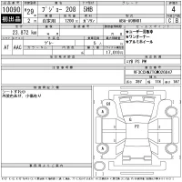 Peugeot 208 лот № 10090 оценка 4  с аукциона в Японии 11