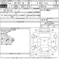 Toyota COROLLA SPACIO лот № 10252 оценка R  с аукциона в Японии 11