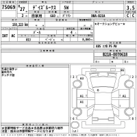 Nissan DAYZ ROOX лот № 75069 оценка 3.5  с аукциона в Японии 2