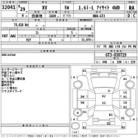 Subaru XV лот № 32041 оценка RA  с аукциона в Японии 2
