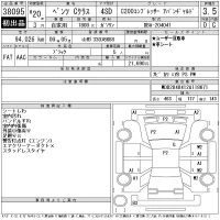 Mercedes-Benz C CLASS лот № 38095 оценка 3.5  с аукциона в Японии 11
