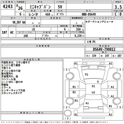 Mitsubishi MINICAB VAN  с аукциона в Японии