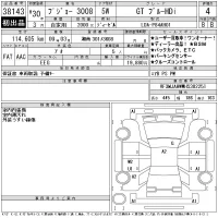 Peugeot 3008 лот № 38143 оценка 4  с аукциона в Японии 11