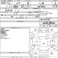 Daihatsu MOVE лот № 4272 оценка 4  с аукциона в Японии 2