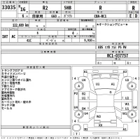 Subaru R2 лот № 33035 оценка R  с аукциона в Японии 2