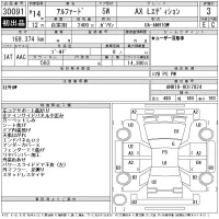 Toyota ALPHARD лот № 30091 оценка 3  с аукциона в Японии 11