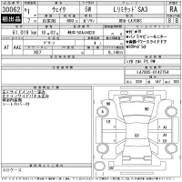 Daihatsu WAKE лот № 30062 оценка RA  с аукциона в Японии 11